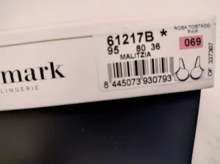 Conjunto sujetador y braguita encaje rosa tostado