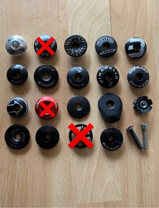 Tapas de potencia para bicicleta