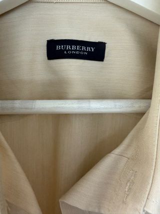 Camisa Burberry Caballero Beige