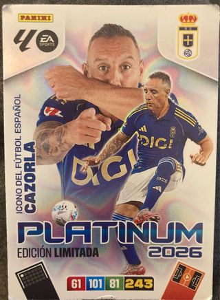 Cazola Platinum Adrenalyn 2026 Panini