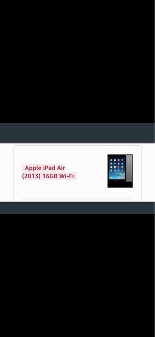 iPad Air WiFi 16GB Plata. Año 2013.