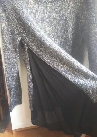 Jersey Largo 12% Lana Talla Única