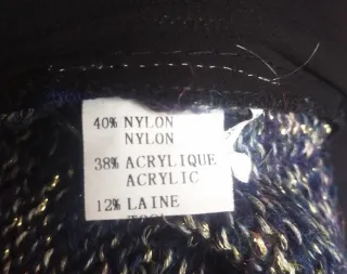 Jersey Largo 12% Lana Talla Única