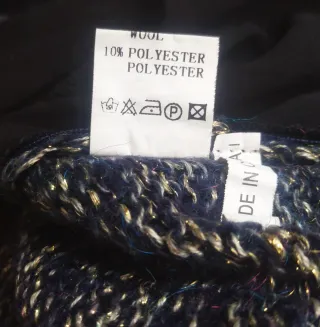 Jersey Largo 12% Lana Talla Única