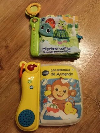 Lote Juguetes Bebé 0-3 Años: Libros y Volante