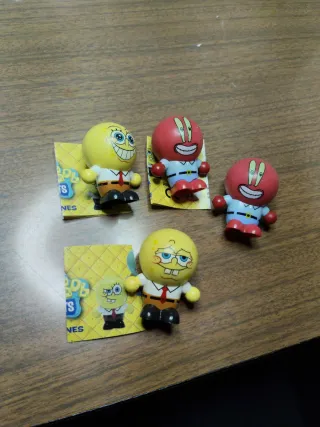 Set 4 Personaggi Spongebob