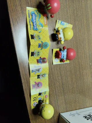 Set 4 Personaggi Spongebob