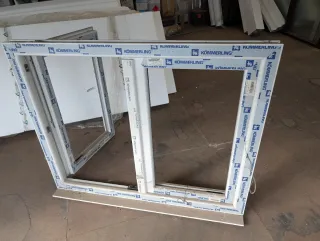 Ventana PVC Kommerling Climalit Nueva blanca