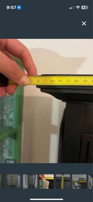 Vetrina antica in legno