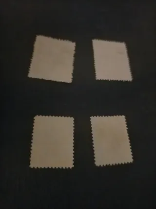 Lote 4 Sellos Guerra Civil Española 10 Cts.