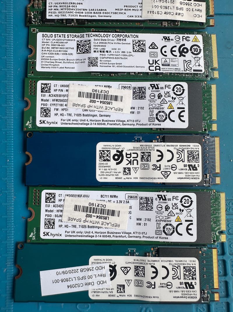 SSD M.2 256GB SATA/NVMe afbeelding 2