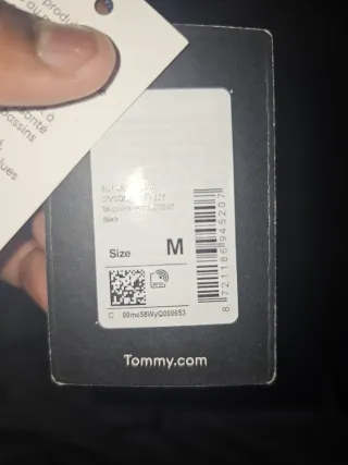 Camiseta Tommy Jeans Negra Original