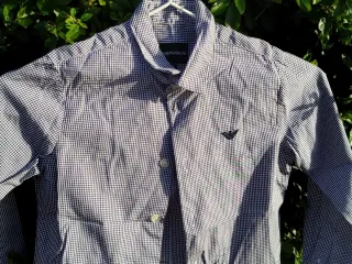 Camisa niño Emporio Armani cuadritos. Manga Larga