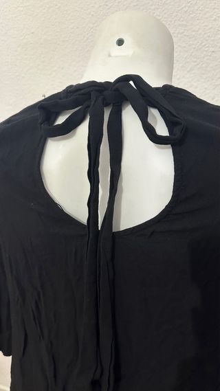 Blusa Mango Negra Talla XS