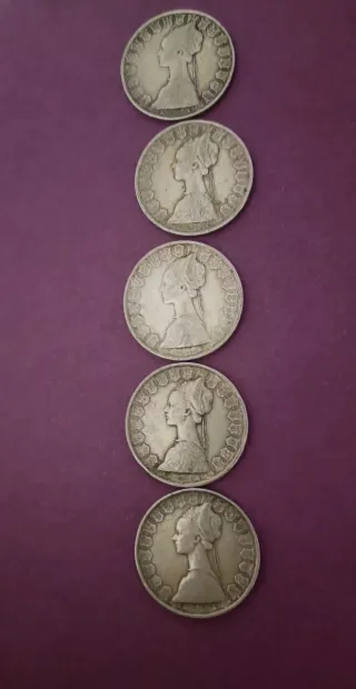 5 Lire Caravelle Monete