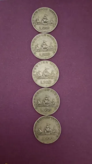 5 Lire Caravelle Monete