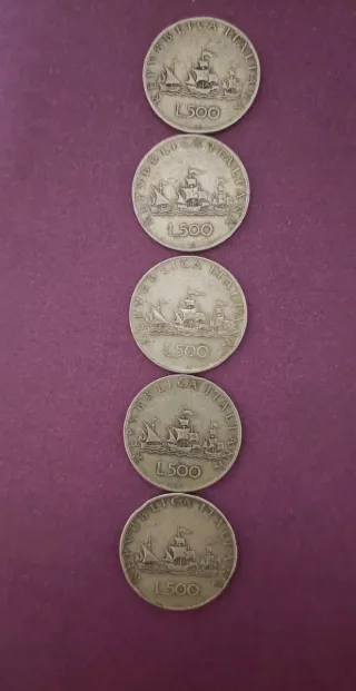 5 Lire Caravelle Monete