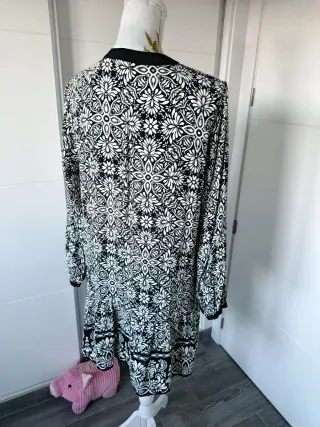 Vestido estampado mujer