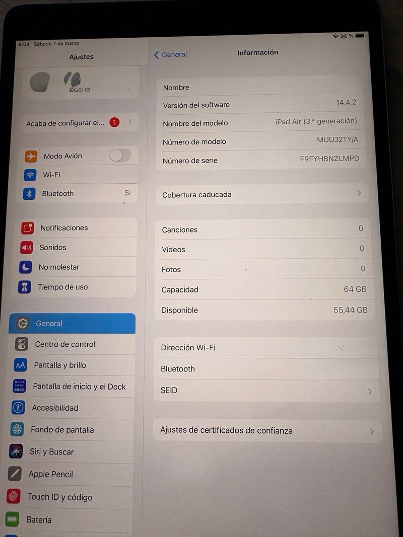 iPad Air 3ª Gen + Teclado Original afbeelding 8