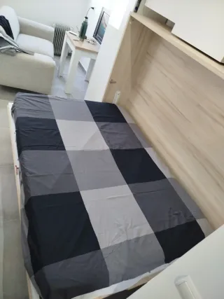 Cama Abatible Horizontal + colchón.