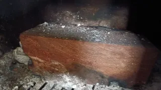 Estufa de hierro negra