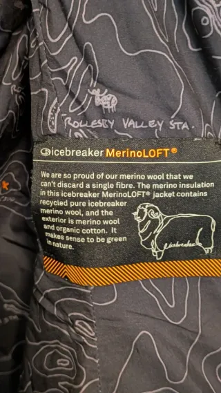 Chaqueta Icebreaker Negra Talla S