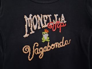 Maglietta Monella Vagabonda nera 12 anni