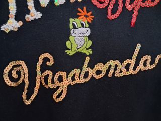 Maglietta Monella Vagabonda nera 12 anni