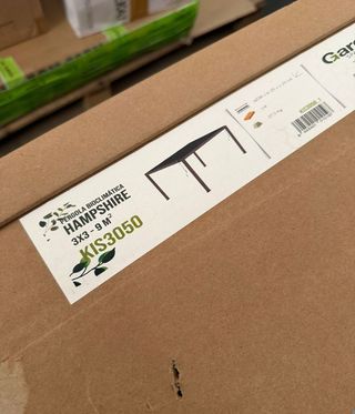 Pérgola de jardín bioclimática 3x3m (9m2) Hampshire imitación madera