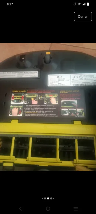 Robot aspirador LG VR6270LVMB