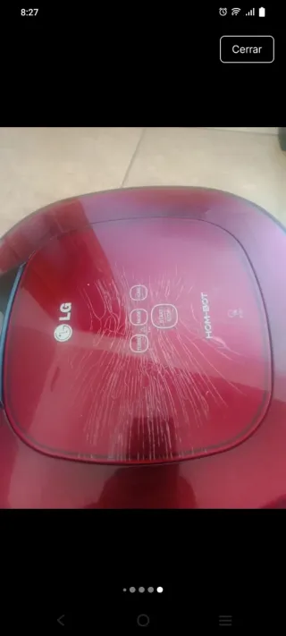 Robot aspirador LG VR6270LVMB