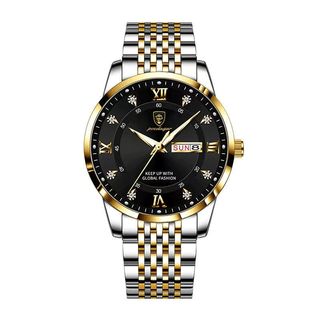 Reloj elegante hombre Dorado y Plata