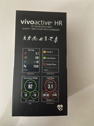 Garmin Vivoactive HR Smartwatch Negro