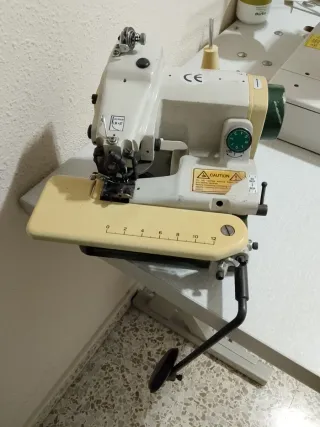 Máquina coser industrial pespunte invisible