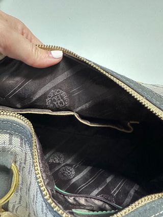 Bolso CH Carolina Herrera Beige y Dorado