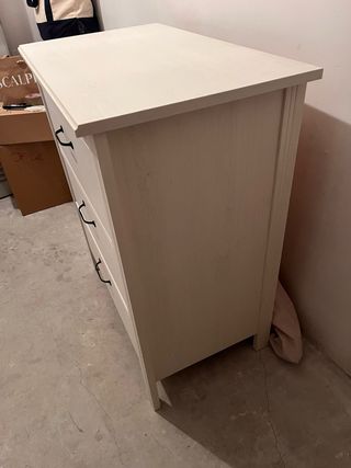 Cómoda blanca 3 cajones Ikea