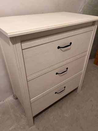 Cómoda blanca 3 cajones Ikea