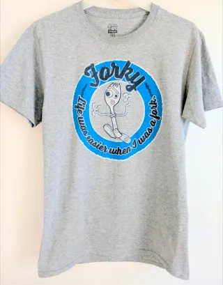 Camiseta Toy Story 4 Forky Disney Gris