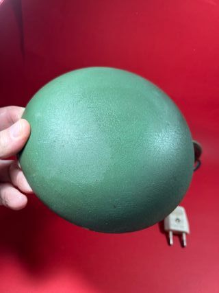 Lámpara Escritorio Vintage Verde Latón