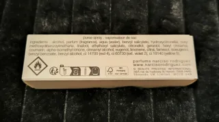 Neceser y perfume Narciso Rodriguez