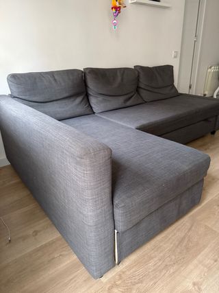 Divano letto Friheten Ikea grigio a 3 posti