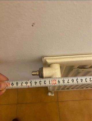 Radiador agua blanco pequeño