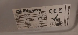 Horno Eléctrico Orbegozo