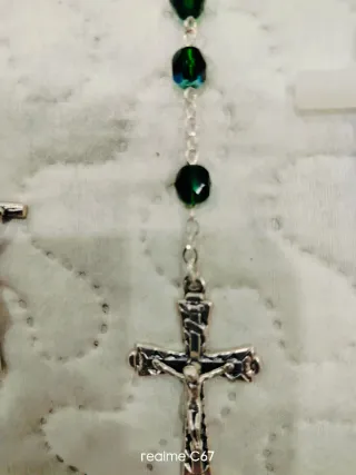 Lote coleccion8 rosarios+5 cruces