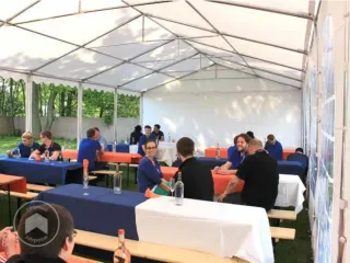 Carpa Toolport 6x12m Blanca