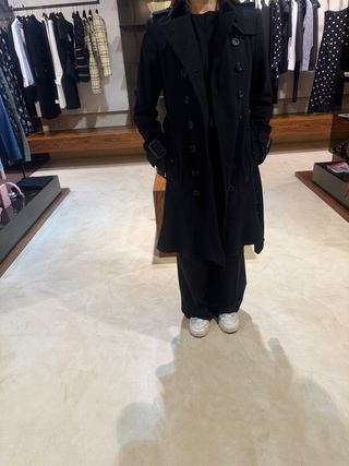 Cappotto Burberry donna nero