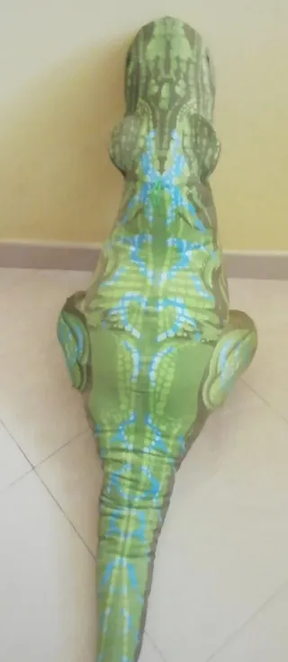 Peluche Dinosauro Verde Gigante Nuovo