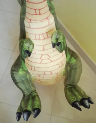 Peluche Dinosauro Verde Gigante Nuovo