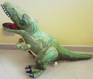 Peluche Dinosauro Verde Gigante Nuovo