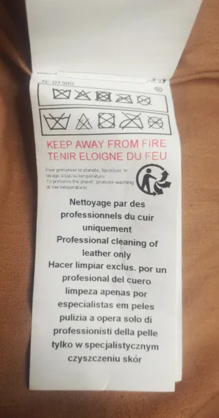 Cazadora Piel Biker Morgan Marrón Talla M